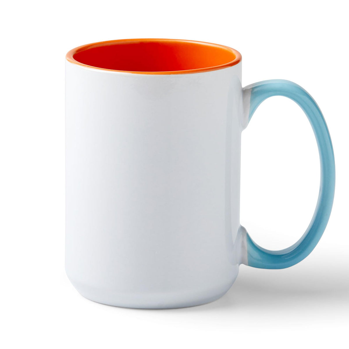 Cricut Beveled Blank Mug to Decorate, White/Gray | Ceramic-Coated, Dishwasher & Microwave Safe,Infusible Ink Compatible,15 Oz Sublimation