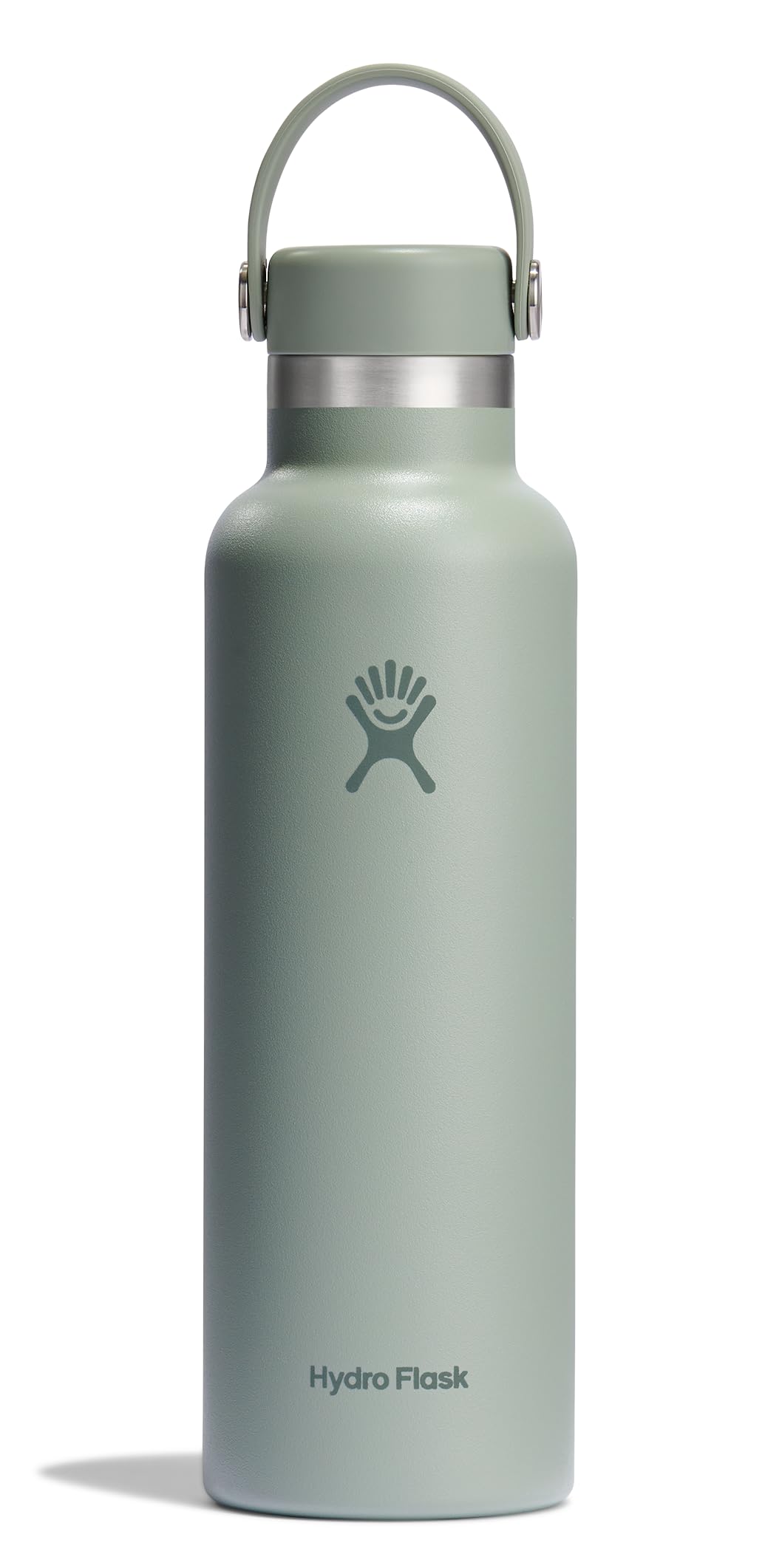Hydro Flask Water Bottle - Insulated Stainless Steel - Non Spill, Leakproof in 24 Oz Agave Green