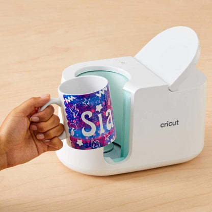 Cricut Beveled Blank Mug to Decorate, White (6 count) | Ceramic-Coated, Dishwasher & Microwave Safe - Mug Press & Infusible Ink Compatible,12 Oz Sublimation