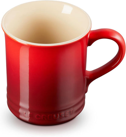 Le Creuset Stoneware Vancouver Mug, 14 oz., Cerise