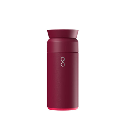 Ocean Bottle Brew Flask 12 oz | Insulated Travel Flask for Hot & Cold Drinks | Recycled Stainless Steel | Sustainable, Eco Friendly Gift (Rock Grey)