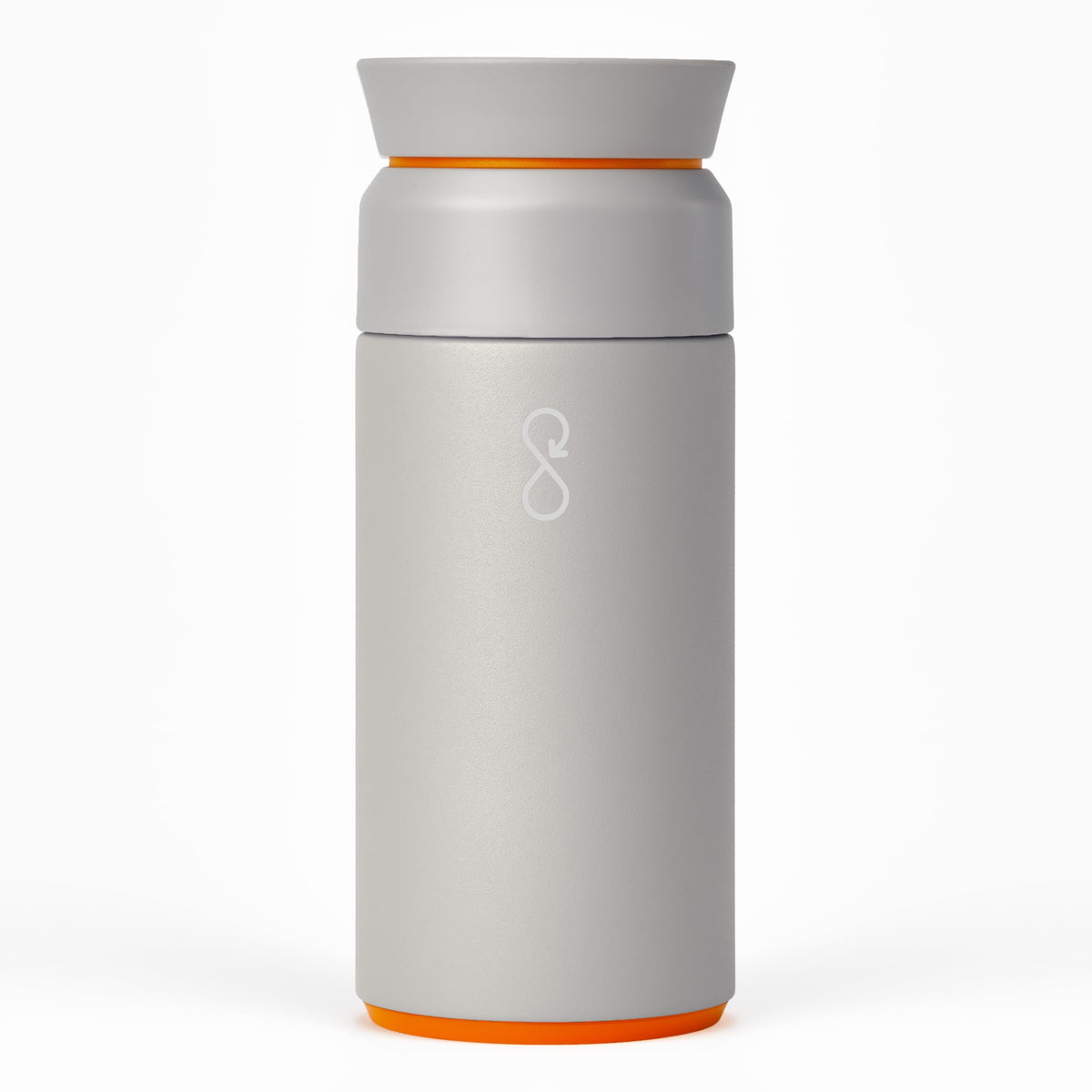 Ocean Bottle Brew Flask 12 oz | Insulated Travel Flask for Hot & Cold Drinks | Recycled Stainless Steel | Sustainable, Eco Friendly Gift (Rock Grey)