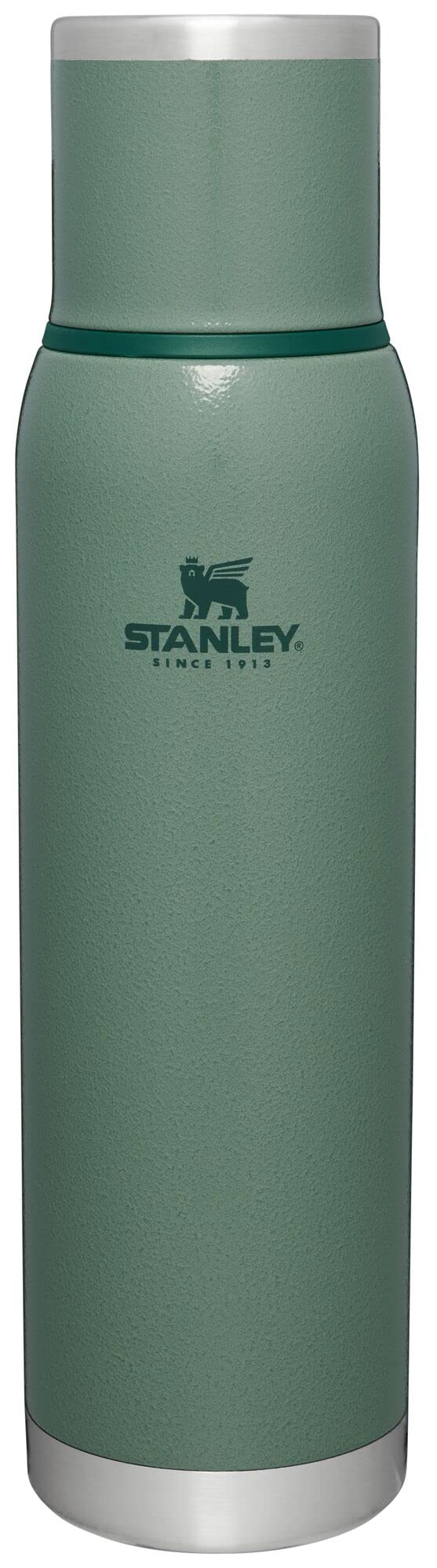 Stanley Adventure-To-Go Vacuum Bottle 25 oz | Wide Mouth with Leakproof Cup Lid | Keep Drinks Hot or Cold | Packable for Travel | Insulated Stainless Steel Thermal Bottle | BPA-Free | Frost White