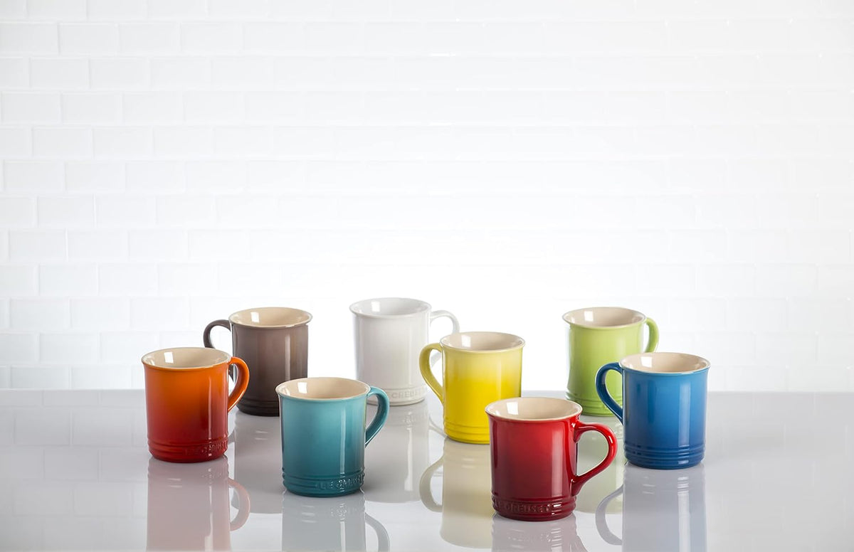 Le Creuset Stoneware Vancouver Mug, 14 oz., Cerise