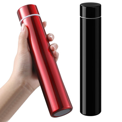 Vesici 4 Pack Silver Slim Stainless Steel Insulated Water Bottle