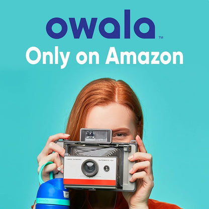 Owala FreeSip Stainless Steel Water Bottle 32 oz Dreamy Field
