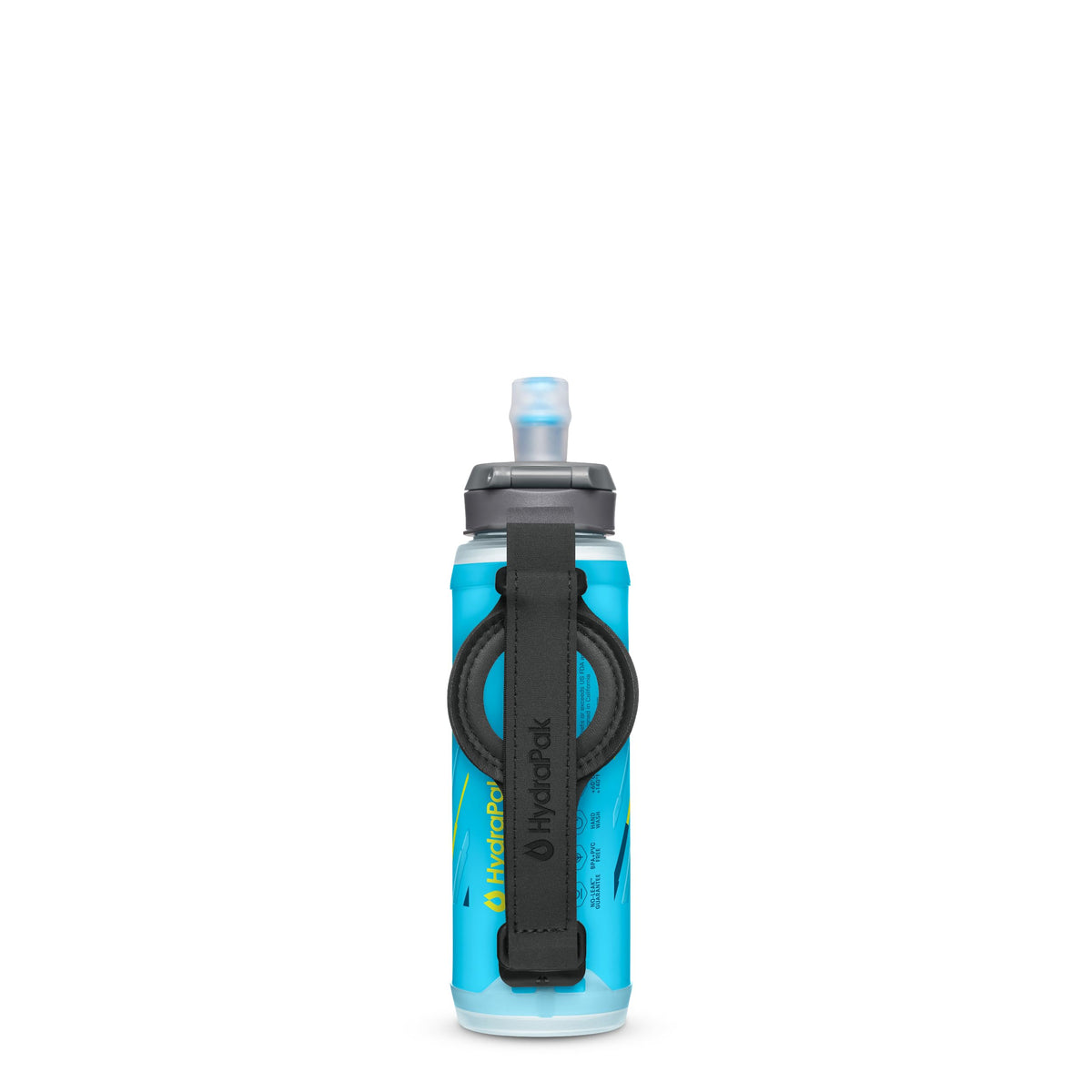 HydraPak SkyFlask Speed - Collapsible Handheld Running Water Bottle (350ml, 500ml, 500ml Insulated) - Adjustable Strap, Lightweight, Spill-Proof Cap