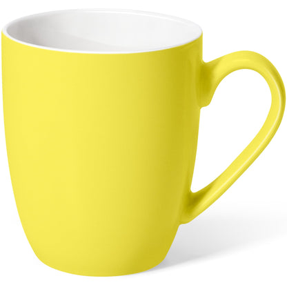 Urbanstrive 16 oz Large Coffee Mug with Handle Tea Cup Novelty Coffee Cup Idea Gift for Men Women Office Work, White (White)