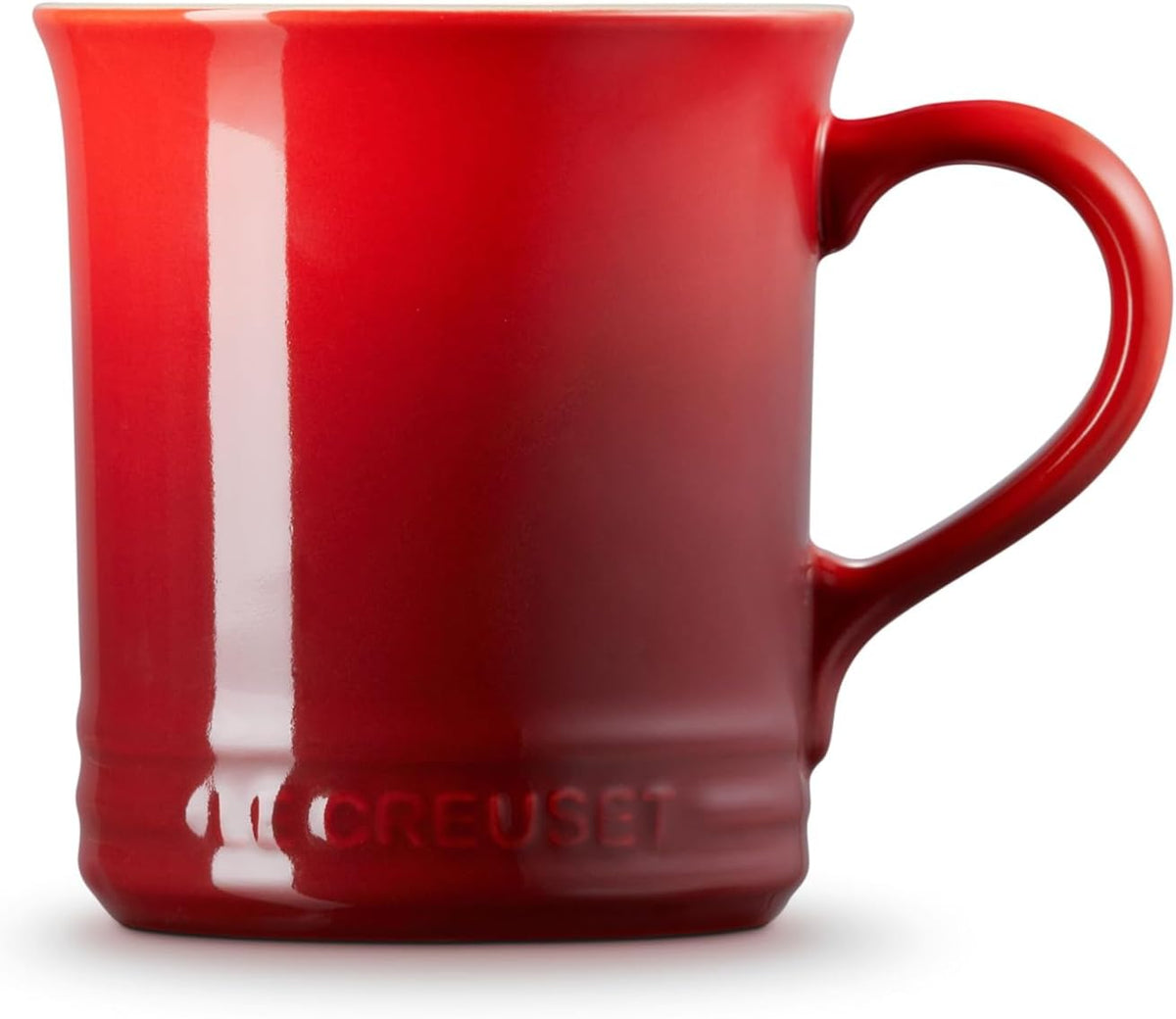 Le Creuset Stoneware Vancouver Mug, 14 oz., Cerise