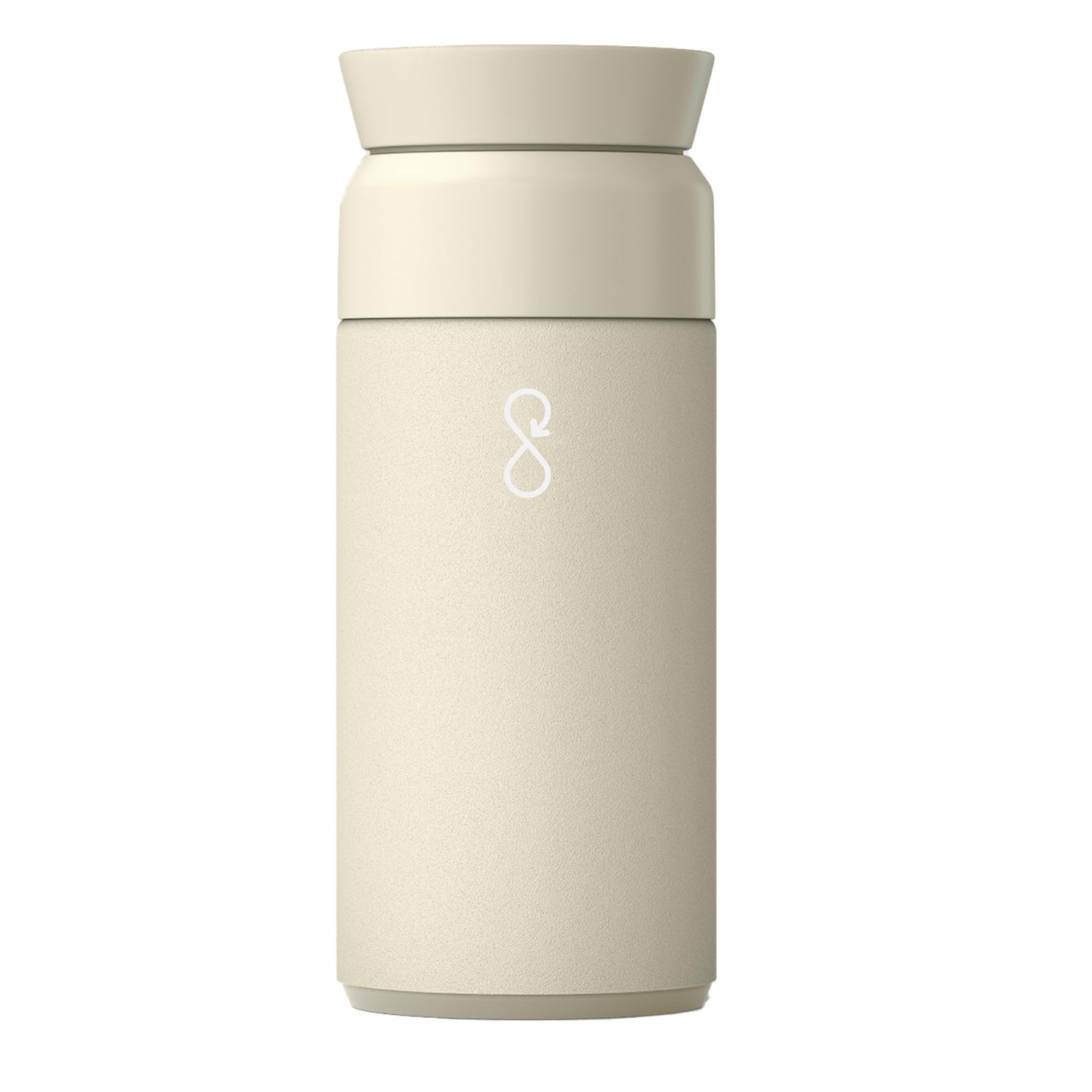 Ocean Bottle Brew Flask 12 oz | Insulated Travel Flask for Hot & Cold Drinks | Recycled Stainless Steel | Sustainable, Eco Friendly Gift (Rock Grey)