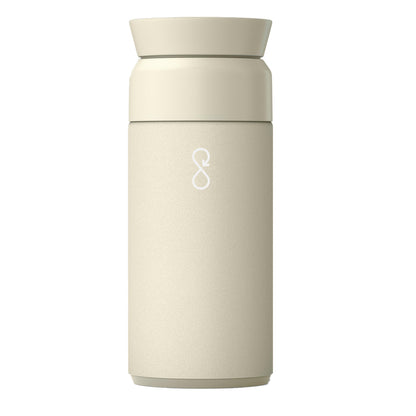 Ocean Bottle Brew Flask 12 oz | Insulated Travel Flask for Hot & Cold Drinks | Recycled Stainless Steel | Sustainable, Eco Friendly Gift (Rock Grey)