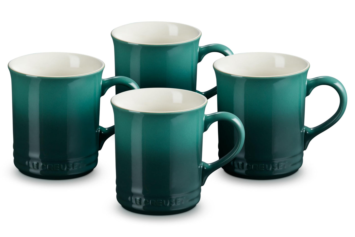 Le Creuset Stoneware Vancouver Mug, 14 oz., Cerise