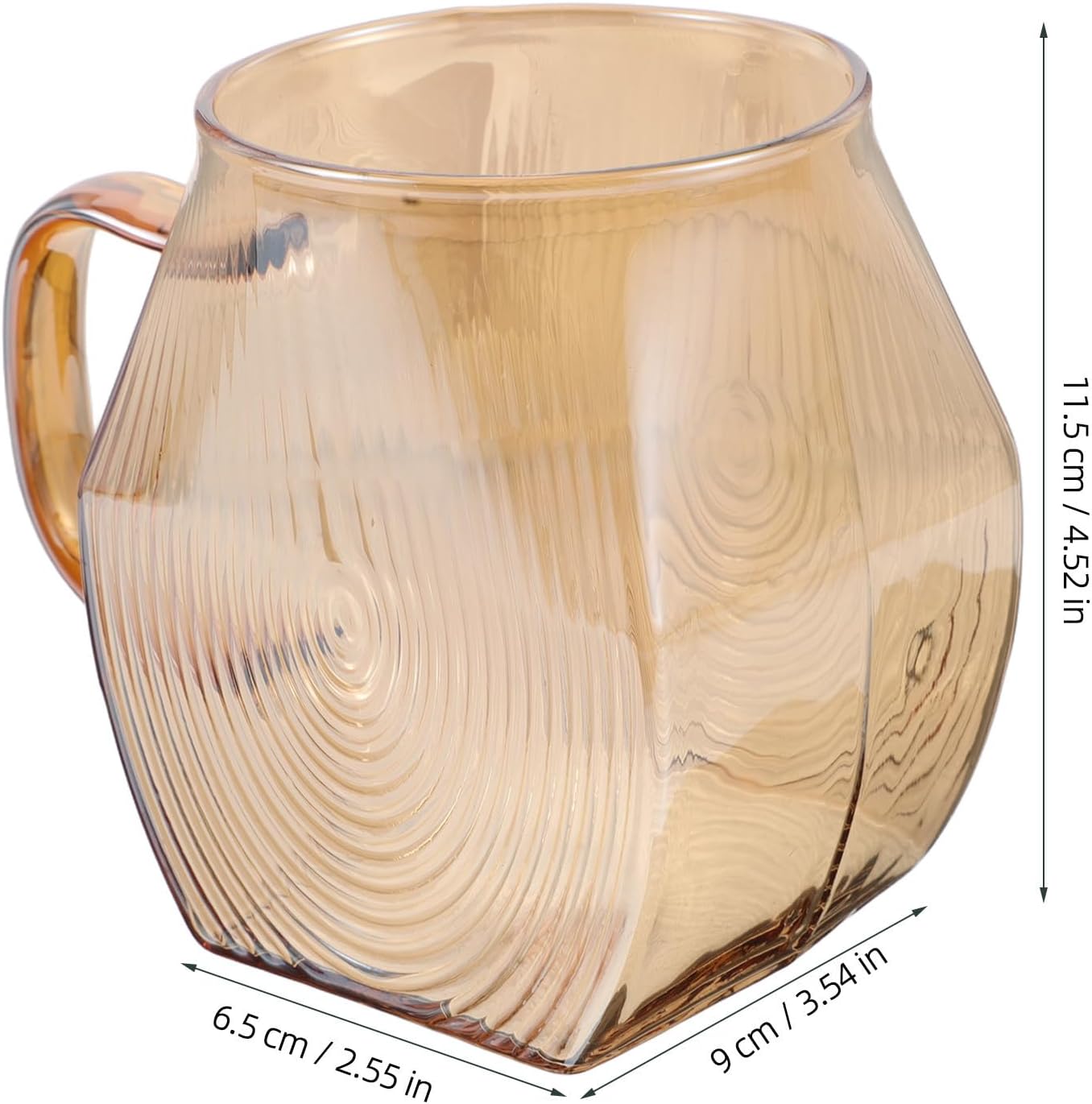 Ipetboom 250ml Breakfast Milk Cup Glass Espresso Cup Heat Resistant Reusable Silica Glass with Stainless Steel Minimalist Chic Design for Home Beverage