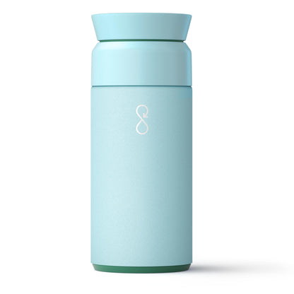 Ocean Bottle Brew Flask 12 oz | Insulated Travel Flask for Hot & Cold Drinks | Recycled Stainless Steel | Sustainable, Eco Friendly Gift (Rock Grey)