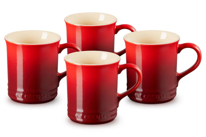 Le Creuset Stoneware Vancouver Mug, 14 oz., Cerise