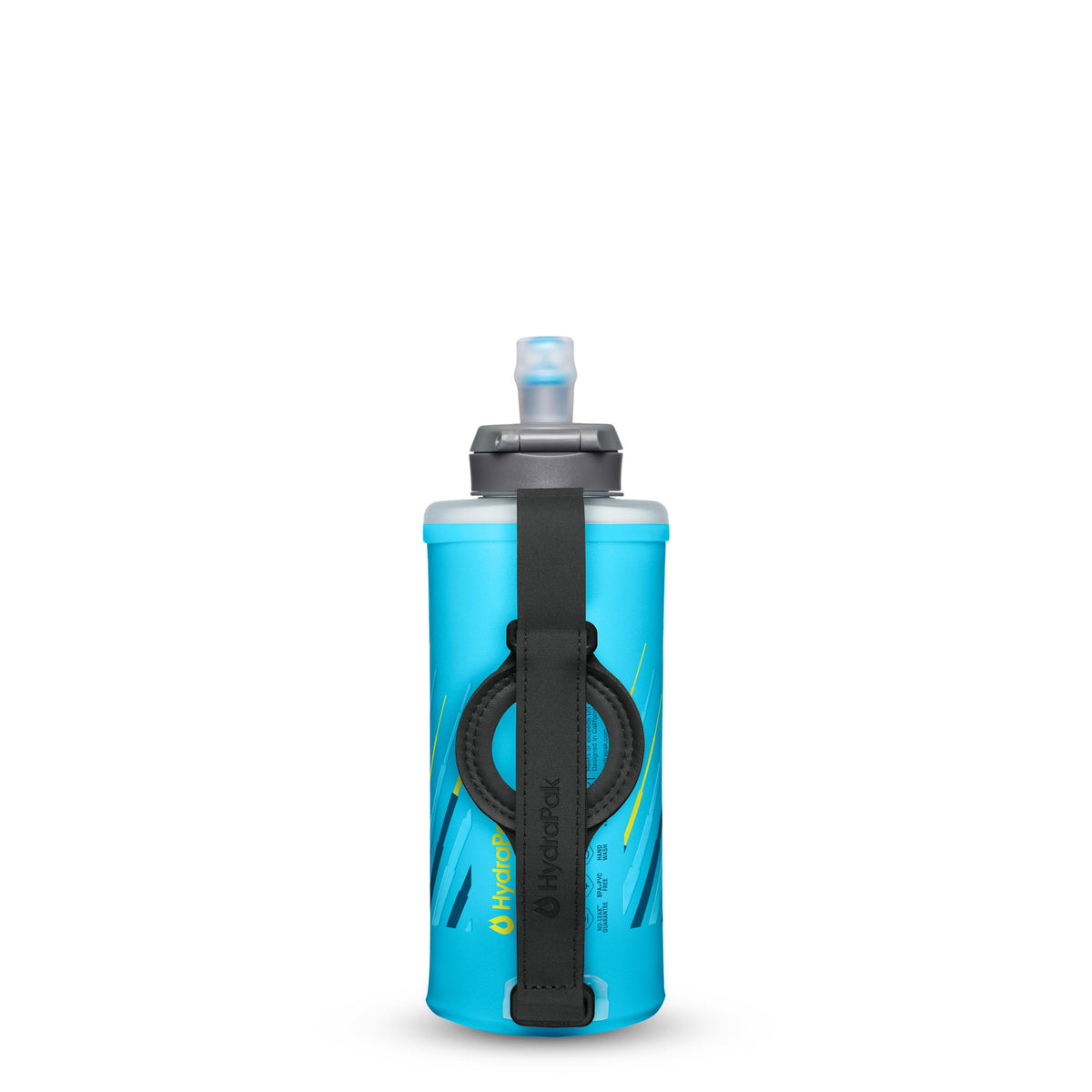 HydraPak SkyFlask Speed - Collapsible Handheld Running Water Bottle (350ml, 500ml, 500ml Insulated) - Adjustable Strap, Lightweight, Spill-Proof Cap