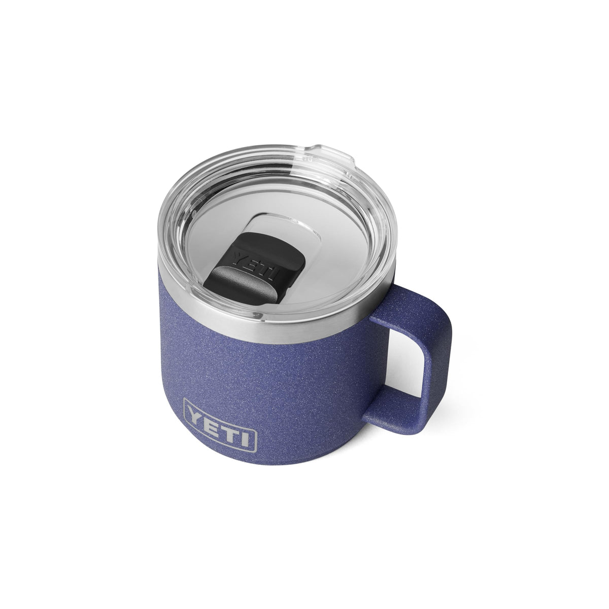 YETI Rambler 14 oz Ceramic Lined Stackable Mug, Cape Taupe | Double-Wall Vacuum Insulated, Stainless Steel with MagSlider Lid