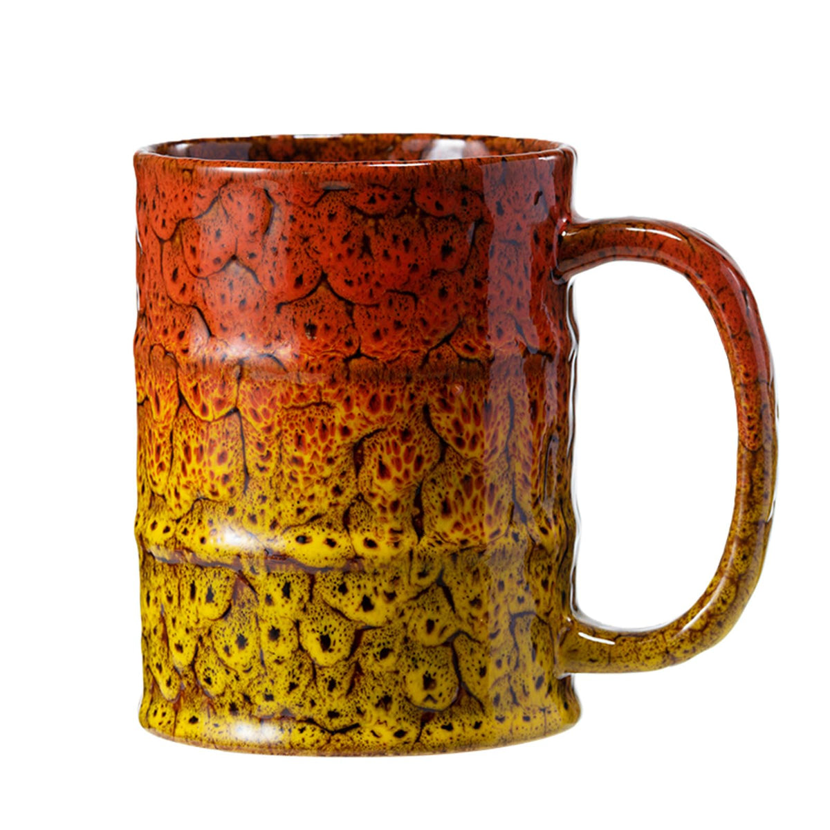 Coffee Mug,20 Oz Coffee Cups Ceramic Tea Cup Large Coffee Mug for Office and Home - Dishwasher and Microwave Safe Novelty Coffee Mug(1,Green and Blue)