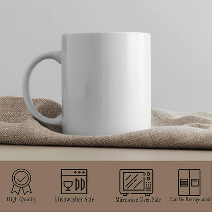 TANGLONG 11oz White Ceramic Sublimation Cups,12PCS Mugs Blank for DIY gifts | Tazas Para Sublimar,Ceramic Cup,Sublimation Mugs Blank, Bulk Mugs for Coffee, Tea, Latte, Soup, Milk, Cocoa, homemade gifts