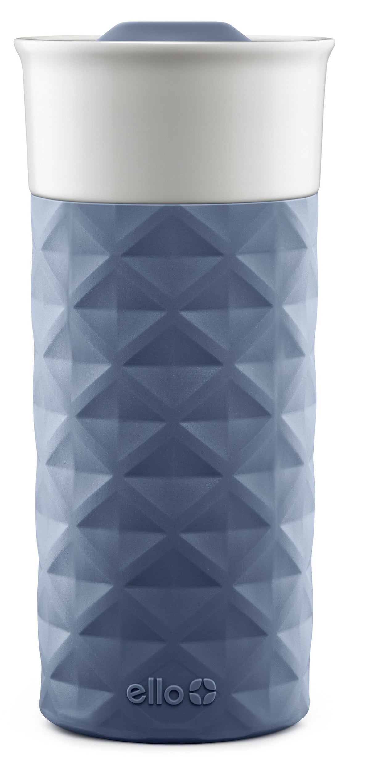 Ello Ogden 16oz Ceramic Travel Mug with Splash-Resistant Slider Lid and Protective Silicone Sleeve, Perfect for Coffee or Tea, BPA-Free, Dishwasher Safe | Splash-resistant ceramic travel mug with slider lid and protective silicone sleeve. BPA-free, great