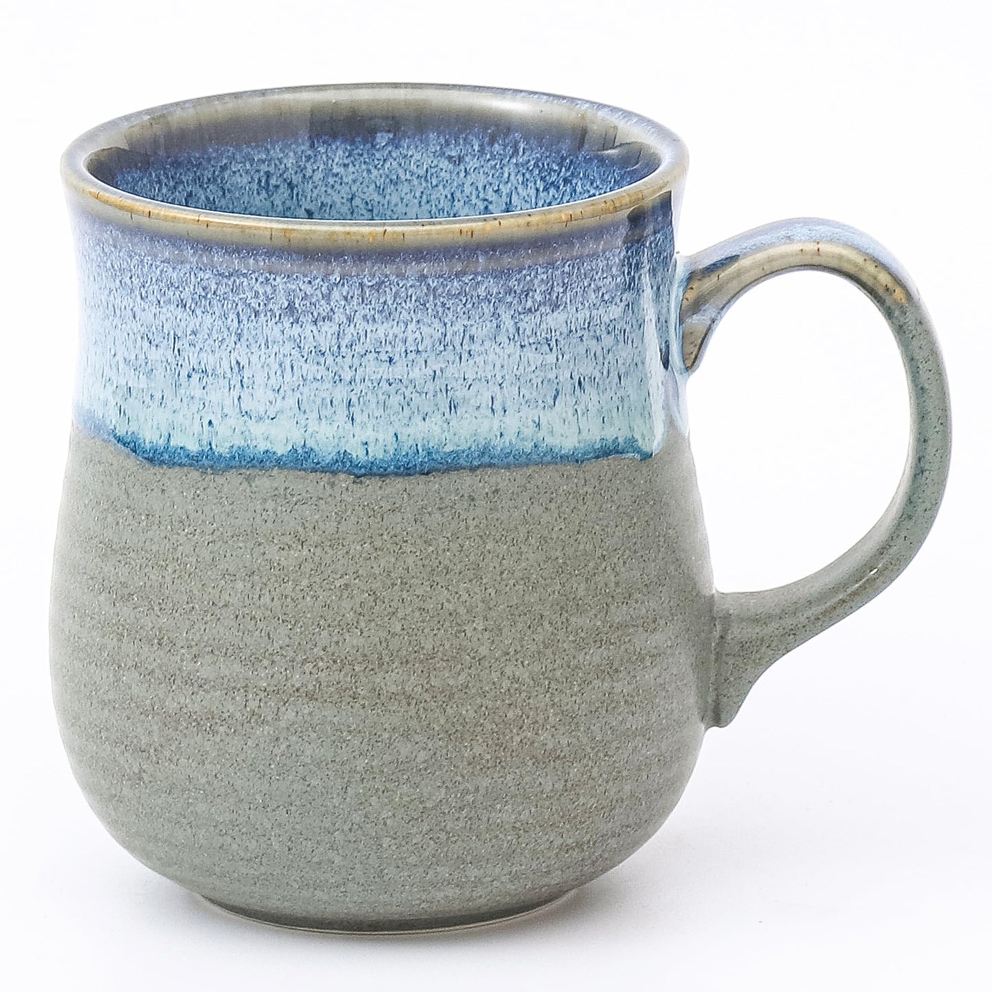 21 oz Large Ceramic Coffee Mugs, Handmade Tea Cups with Handle | Pottery Mug Handmade for Office and Home, for Men and Women, Dishwasher and Microwave Safe, Great Gift, Orange