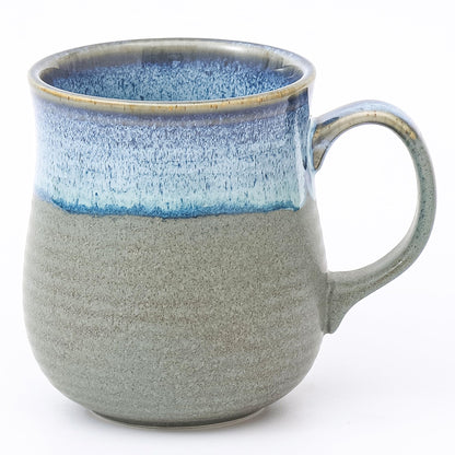 21 oz Large Ceramic Coffee Mugs, Handmade Tea Cups with Handle | Pottery Mug Handmade for Office and Home, for Men and Women, Dishwasher and Microwave Safe, Great Gift, Orange