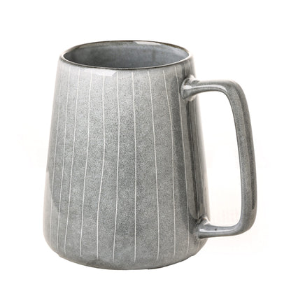 Large Ceramics Coffee Mugs,24 oz,Large Handle Design,Extra Large Tea and Coffee Cup for Office and Home，Microwave and Dishwasher Safe(Color:24 oz green)