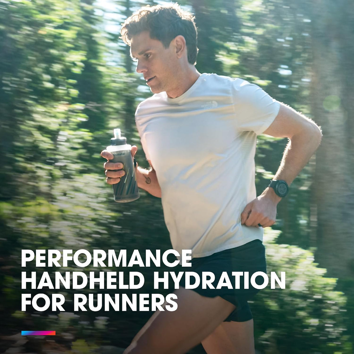 HydraPak SkyFlask Speed - Collapsible Handheld Running Water Bottle (350ml, 500ml, 500ml Insulated) - Adjustable Strap, Lightweight, Spill-Proof Cap