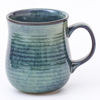 21 oz Large Ceramic Coffee Mugs, Handmade Tea Cups with Handle | Pottery Mug Handmade for Office and Home, for Men and Women, Dishwasher and Microwave Safe, Great Gift, Orange
