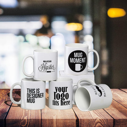 TANGLONG 11oz White Ceramic Sublimation Cups,12PCS Mugs Blank for DIY gifts | Tazas Para Sublimar,Ceramic Cup,Sublimation Mugs Blank, Bulk Mugs for Coffee, Tea, Latte, Soup, Milk, Cocoa, homemade gifts