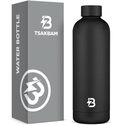 Insulated Water Bottle with Lid, 25 oz Reusable Leak-Proof Travel Mug, Metal Stainless Steel Portable Travel Cup for Sports, Gym, Outdoor