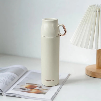 17 oz/500ml Stainless Steel Thermal Bottle for Hot and Cold Drinks Travel Coffee Mug with Cup Water Flask Vacuum Insulated Tumbler