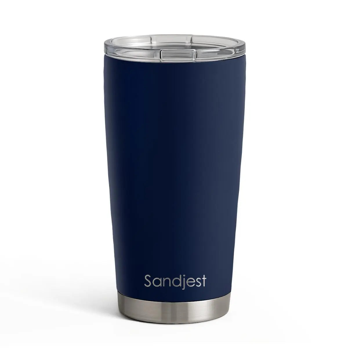 SANDJEST 20oz Stylish Botanical Daisies Insulated Stainless Steel Coffee Flask - Portable, Leakproof, Double-Wall Keeps Coffee Cozy Longer, Cup Holder Friendly, Reusable, Gym-to-Office Use, Iced or Hot Ready, Gift for Her