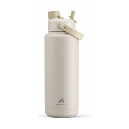 POWCAN 40 oz Insulated Vacuum Flask (Glam Printed), 2-in-1 Straw & Spout Lid, 24H Cold Retention, Leak-Proof BPA-Free Double Wall Stainless Steel Insulated Cup for Sports Travel, Gym