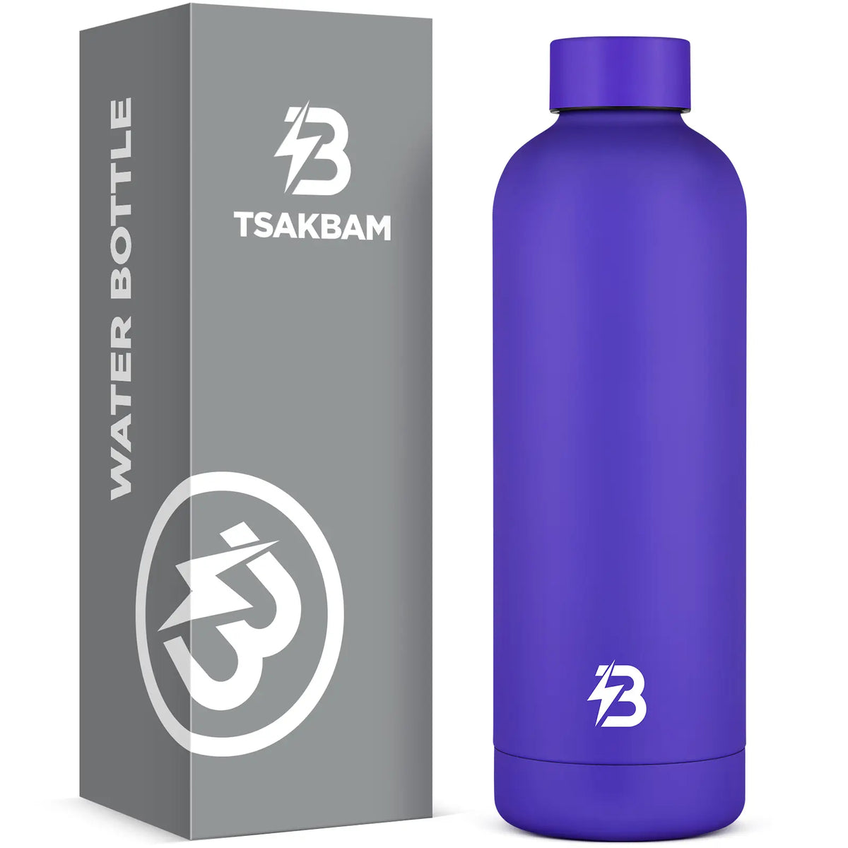 Insulated Water Bottle with Lid, 25 oz Reusable Leak-Proof Travel Mug, Metal Stainless Steel Portable Travel Cup for Sports, Gym, Outdoor